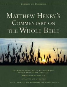 1598566121 | Matthew Henry's Commentary on the Whole Bible