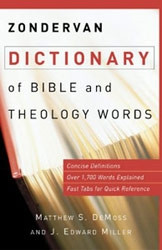 0310240344 | Zondervan Dictionary of Bible and Theology Words