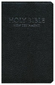 0310410592 | NIV Shirt Pocket New Testament Black Leather-Look