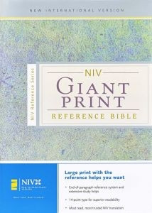 0310908183 | NIV Giant Print Reference Bible, Hardcover Indexed