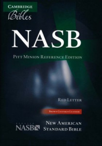 0521604117 | NASB Pitt Minion Reference Bible Goatskin leather brown