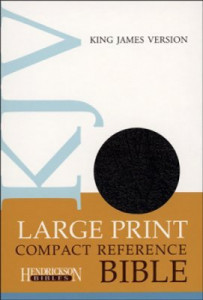 1598565583 | KJV Compact Large Print Reference Bible Bonded Leather Black