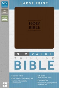 0310437725 | NIV Premium Value Thinline Large Print Bible