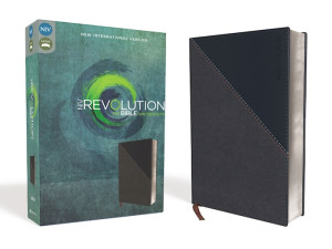 0310080002 | NIV Revolution Bible For Teen Guys Charcoal/Navy Leathersoft