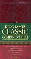 0718003292 | KJV Classic Companion Bible-Snap Flap