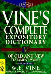 078526020X | Vine's Expository Dictionary of Old and New Testament Words