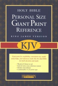 1598560972 | KJV Reference Bible Personal-Sized Giant Print Imitation Leather Burgundy