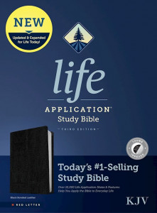 1496439805 | KJV Life Application Study Bible Third Edition Black Bonded Leather Indexed