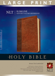 141433849X | NLT Slimline Center Column Reference Large Print Bible