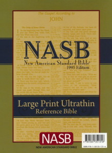 1581351313 | NASB Large Print Ultrathin Reference Bible