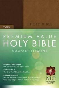 1414369875 | NLT2 Premium Value Compact Slimline Bible