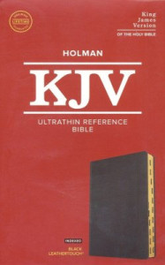 1087702631 | KJV Ultrathin Reference Bible Black LeatherTouch Indexed