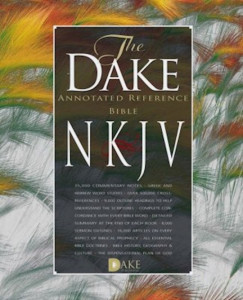 1558290931 | NKJV Dake Annotated Reference Bible Black Bonded Leather