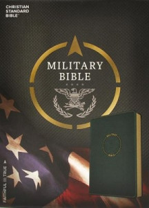 HCSB Military Bible For Sailors Navy Blue LeatherTouch
