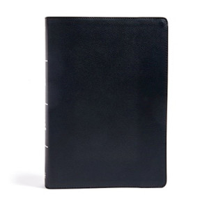 1535954582 | KJV Super Giant Print Reference Bible Black Genuine Leather Indexed