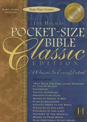 1586401947 | KJV Pocket-Size Bible-Classic Snap-Flap Closure