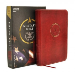 CSB Military Bible For Marines Burgundy LeatherTouch