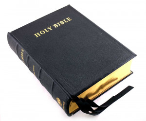 0521508207 | KJV Lectern Pulpit Bible, Black Goatskin Leather