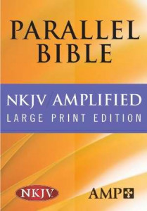 1598562967 | NKJV Amplified Parallel Bible Large Print Black Bonded LeatherParallel Bible