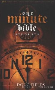 0805445404 | One Minute Bible for Students: 366 Devotions Connecting You with God Every Day