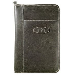 0310815665 | Bible Cover Leather Look Dark Earth X-Large