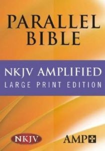 1598562959 | NKJV Amplified Parallel Bible Hardcover Large Print