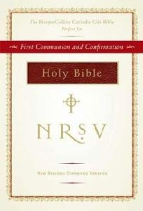 0061451851 | NRSV HarperCollins Catholic Gift Bible Burgundy LeatherLike