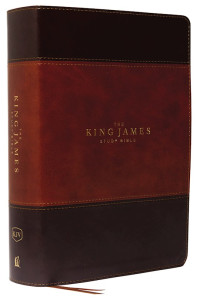 0718079825 | KJV Study Bible Full-Color Brown/Dark Brown Leathersoft