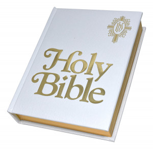 0529065193 | NABRE Catholic Family Bible White Imitation Leather