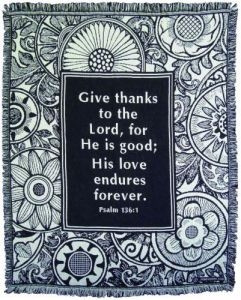 045043 | Blanket Give Thanks Throw