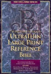 1558196463 | NKJV UltraThin Large Print Reference