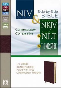 0310436931 | NIV  NKJV NLT The Message Contemporary Comparative Side-by-Side Bible