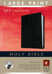 1414387725 | NLT Personal Size Bible Large Print Bonded Leather Black