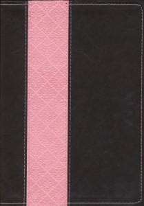1496411609 | NKJV Life Application Study Bible 2nd  Large Print TuTone Leatherlike Brown/Pink Index