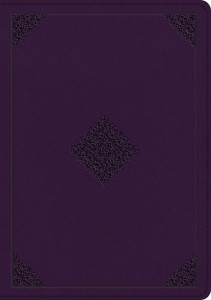 1433581698 | ESV Single Column Journaling Bible Large Print Lavender Ornament Design TruTone