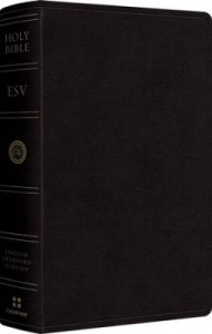 1433541521 | ESV Large Print Personal Size Bible-Black Genuine Leather