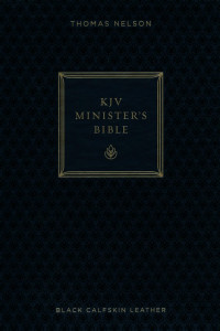 0785216464 | KJV Ministers Bible Black Genuine Leather