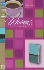 0310437687 | NIV Women's Devotional Bible Turquoise Caribbean Blue Duo-Tone
