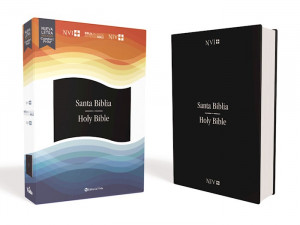 082976853X | Spanish NVI/NIV Bilingual Bible Comfort Print Blue Leathersoft