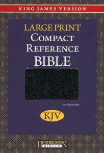 1598561065 | KJV Compact Large Print Reference Bible Bonded Leather Black