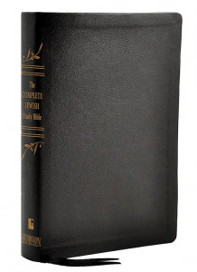 1619708701 | The Complete Jewish Study Bible Black Genuine Calfskin Leather