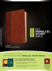 1414359993 | NLT Parallel Study Bible Brown/Tan TuTone Indexed