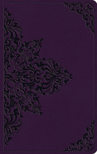 1433566842 | ESV Large Print Value Thinline Bible Lavender Filigree Design TruTone
