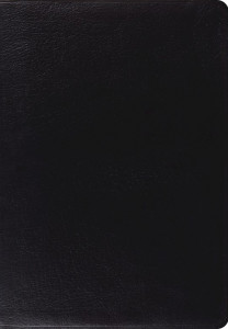 1433564599 | ESV Giant Print Bible Black Genuine Leather