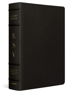 1433587076 | ESV Study Bible Large Print Deep Brown Buffalo Leather