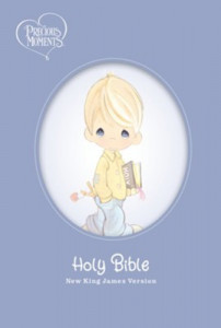 0785238638 | NKJV Precious Moments Small Hands Bible Comfort Print Blue Hardcover