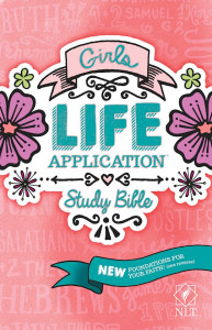 141439781X | NLT Girls Life Application Study Bible (Revamped) Pink Flower Hardcover