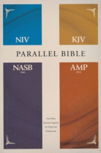 0310446880 | NIV/KJV/NASB/Amplified Parallel Bible HardcoverKJV/NKJV/NIV/NLT2