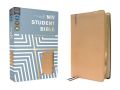 0310461715 | NIV Student Bible Personal Size Comfort Print Tan Leathersoft