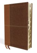 031045283X | NIV Life Application Study Bible, Third Edition--soft leather-look, brown (indexed)